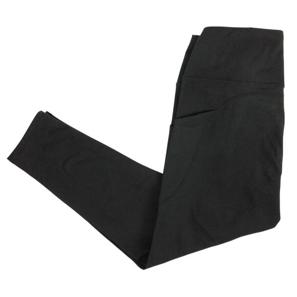 Gym People Womens 2XL High-Waisted Black Capri Leggings Side Pockets Workout - Picture 6 of 8